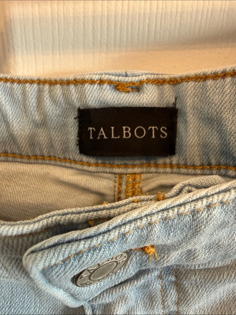 Talbots Straight Leg Cropped Jeans Sz 18w - Picture 4 of 5
